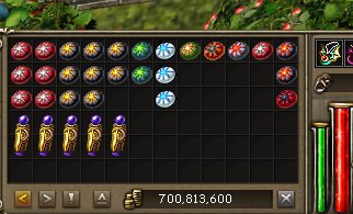 Inventário com materiais