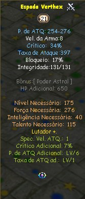 Espada Verthex